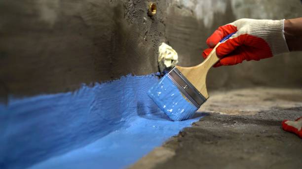 Commercial Waterproofing project at a Vandalia, IL business property by SJ Waterproofing Pros
